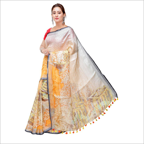 Multiple Color Ladies Fancy Saree