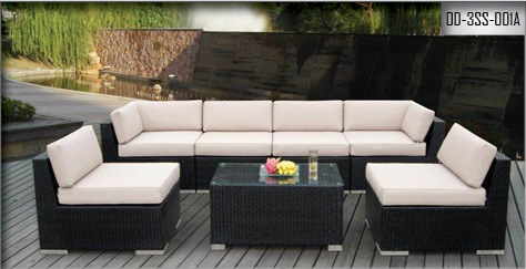 Outdoor Three Seater Sofa 