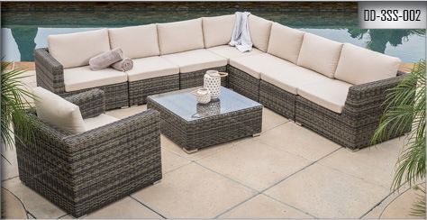 Outdoor Three Seater Sofa 