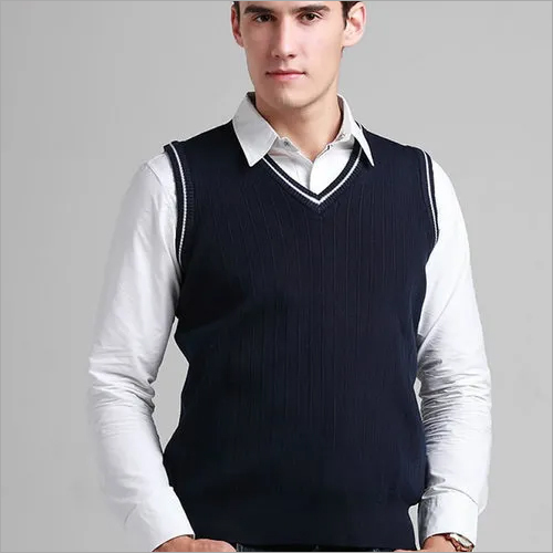School Sleeveless Sweater