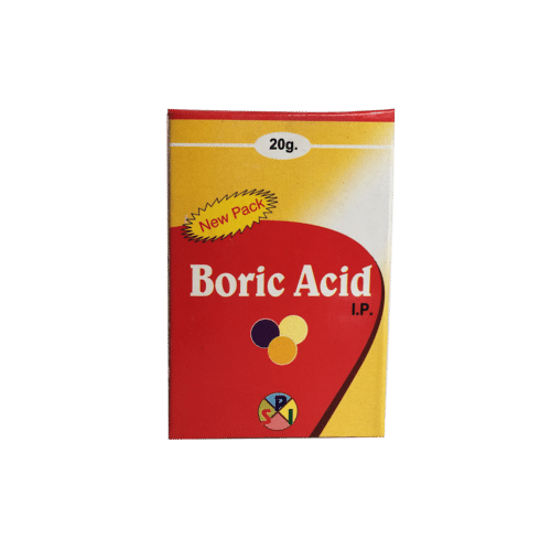 Boric Acid I.P (20MG, 100GM, 400GM)