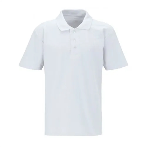 White School Polo T-Shirt