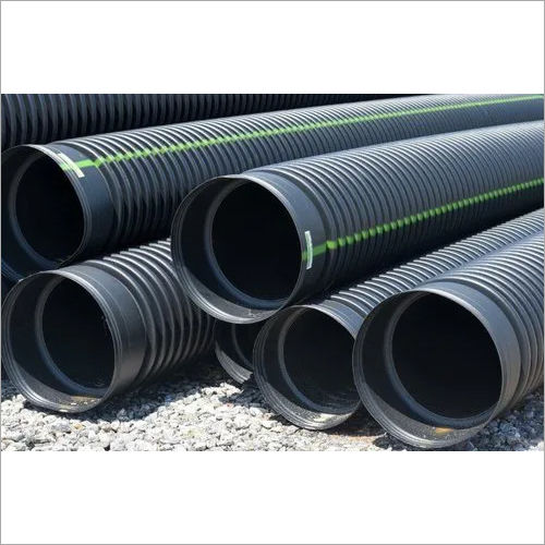 Black Hdpe Double Wall Corrugrated Sewerage Pipe