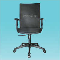 Mid-back Office Chair (with Adjustable Armrest)