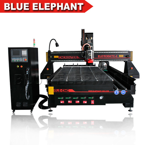 Ele1530 3D Sculpture Machine For Wood, Atc 4 Axis Cnc Machine With Price India Dimension(L*W*H): 3700*2140*1950Mm Millimeter (Mm)
