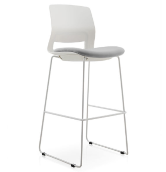 Hot Sale for STOOLS ESN - Plastic Frame, Molded Foam Seat, White Steel Legs | Comfortable Seating, Durable Frame, Modern Aesthetic