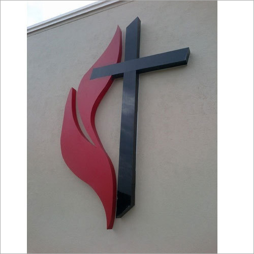 3D Customized Logo Signage Body Material: Acrylic