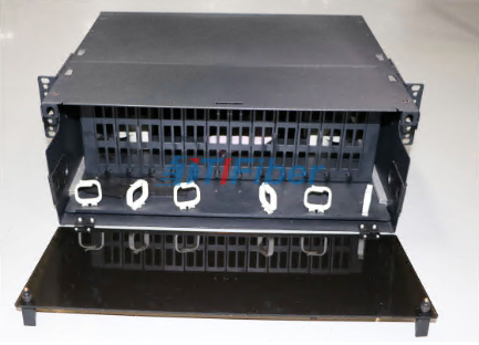 4U Slidable Fiber Optic Patch Panel for MTP / MPO Fiber Cassette Module