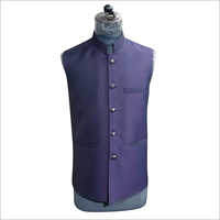 Purple Mens Sleeveless Jacket