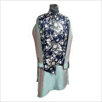 Black Mens Linen Designer Jacket