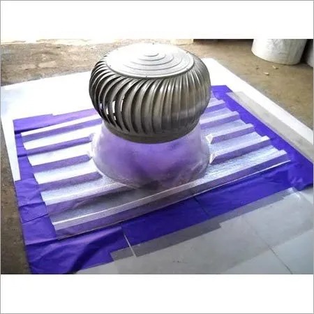 Sheet Metal Air Turboventilator With Polycarbonate Base