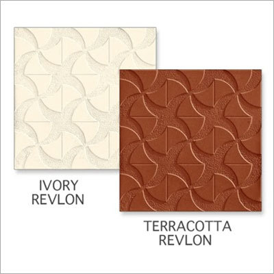 Square Edge Ivory Revlon-Terracotta Revlon Tile