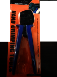Hand Crimping Tool - 27cm X 13cm X 2.5cm | Blue, Lightweight 250-500 Grams, Ideal For Fitting Applications
