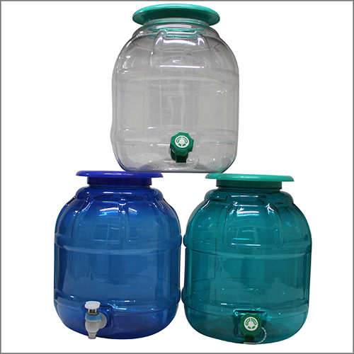 Plastic Water Jar Dispenser - Plastic, 500 to 2000 mL Size, Transparent | Rugged Design, Durable Finish, Easy Maintenance, Customized Options