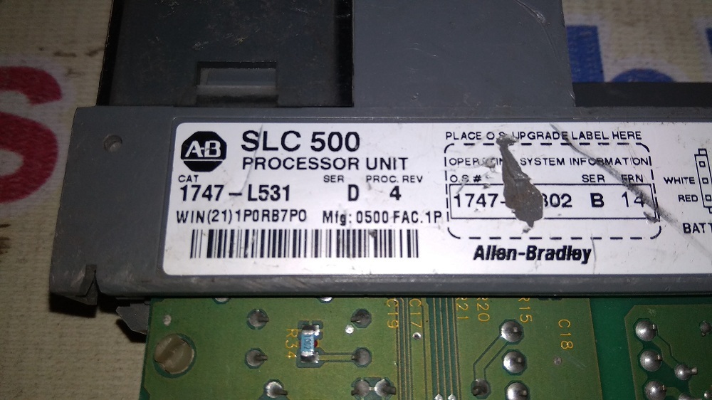 ALLEN BRADLEY CPU 1747-L531 D