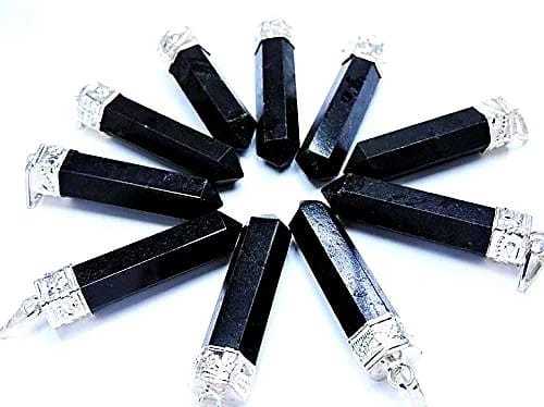 black tourmaline pendant By ARIHANT HANDICRAFTS