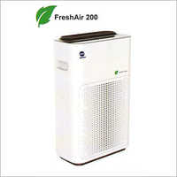 Indoor Air Purifier - Hepa Filter, 12.5 X 12.5 X 24 Inches, White, 200 Cfm Cadr, 35 Db Noise Level, 60 Watts Power Consumption