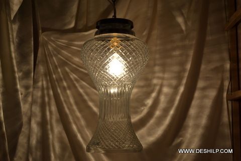 Crystal Cutting Glass Hanging