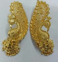 Fancy Gold Plated Jhumka Earrings