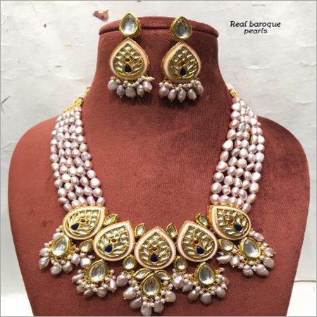 Heavy Polki Kundan Set Clip-On Earring