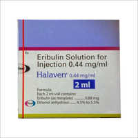 Halaven - 44 Mg Injection | Liquid Form Cancer Treatment, Store In Dry And Cool Place