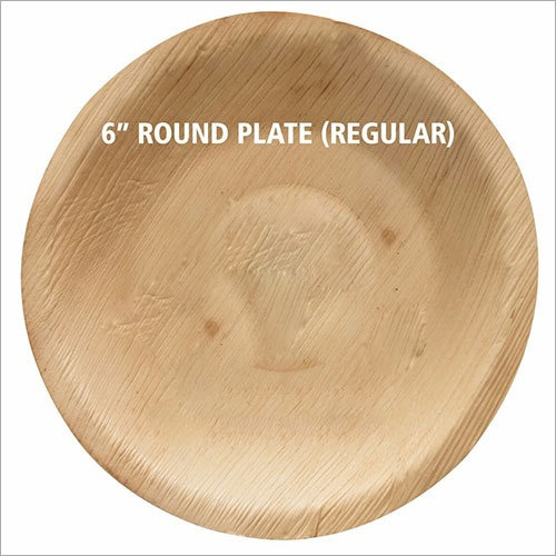 Round Areca Palm Leaf Plate