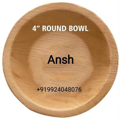 Round Areca Bowl