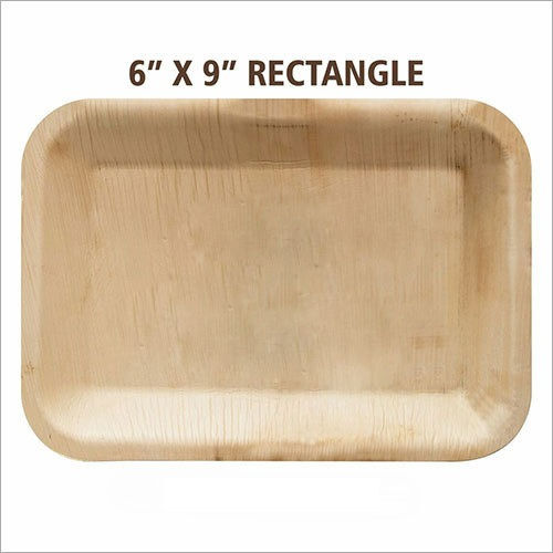 Rectangular Areca Leaf Tray