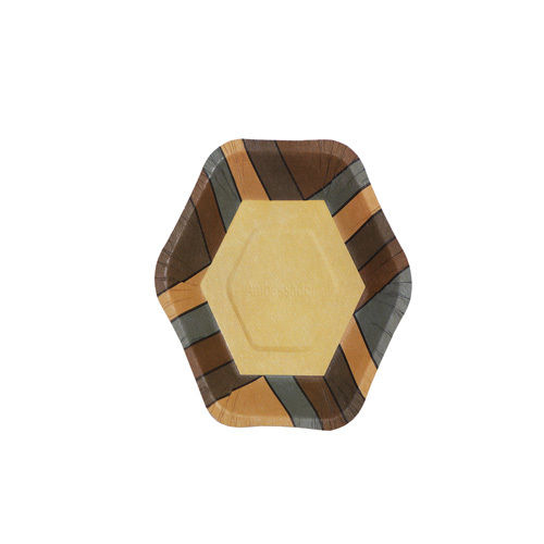 Wooden Hexa Plate