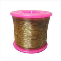 Gold Zari Thread - High-quality Fiber, Various Sizes And Vibrant Colors | Exceptional Luster, Soft Texture, Immaculate Finishing