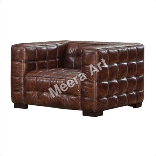 Leather Single Seater Sofa