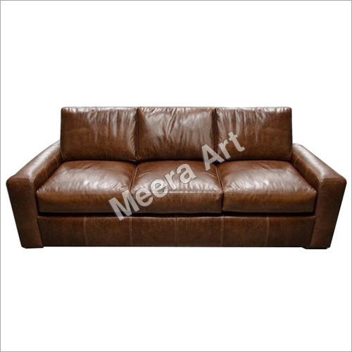 Three Seater Leather Sofa