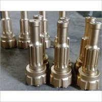Dth Hammer Bit - Steel Material, Various Sizes | Gold Finish, Anti-corrosive, Low Pressure Performance