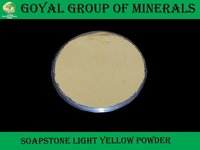 Yellow soapstone powder
