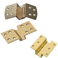 Brass W Hinges - 3 Inch, Polished Gold Finish | Premium Quality For Door Applications
