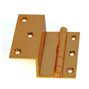 1" Brass L Hinges