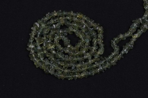 Green Apatite Uncut Chips Beads