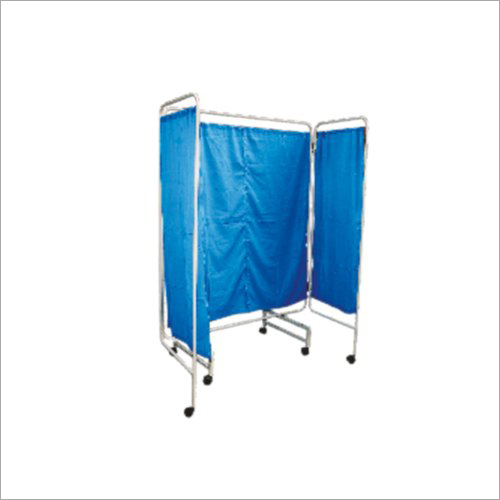 Three Fold Screen - Stainless Steel, 50mm Size | Durable, Fold-able Rails, Mobile Design for Hospitals