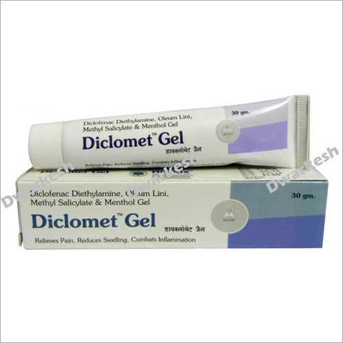 30Gm Diclofenac Diethylamine Oleum Lini Methyl Salicylate & Menthol Gel General Medicines