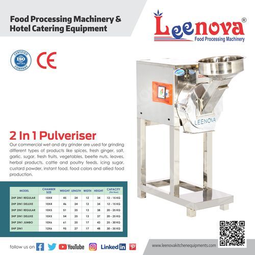 2 in 1 Pulverizer Machine