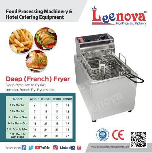 Deep Fryer Machine Height: 12 Inch (In)