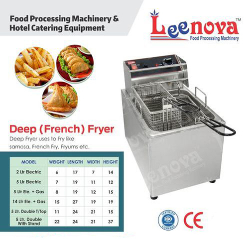 Deep Fryer Machine - Height: 12 Inch (In)