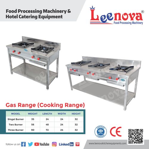 Leenova Cooking Gas Range Height: 32 Inch (In)