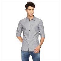 Gents Striped Shirt Collar Style: Straight