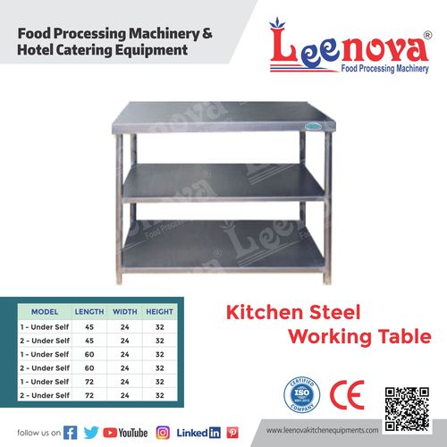 Kitchen Steel Working Table