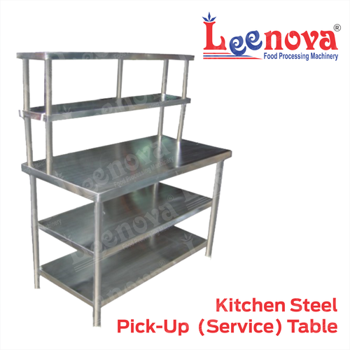 Kitchen Steel Pick-Up Service Table