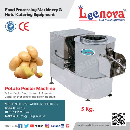 Potato Peeler Machine Dimension(L*W*H): 27*14*19 Inch (In)
