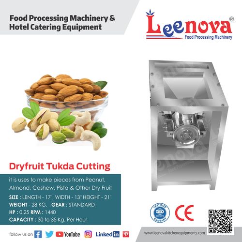 Dryfruit Tukda Machine