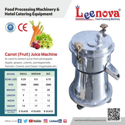 Stainless Steel Vegetable Juice Machine