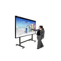 55 inch touch screen monitor interactive screen whiteboard computer with school teaching application